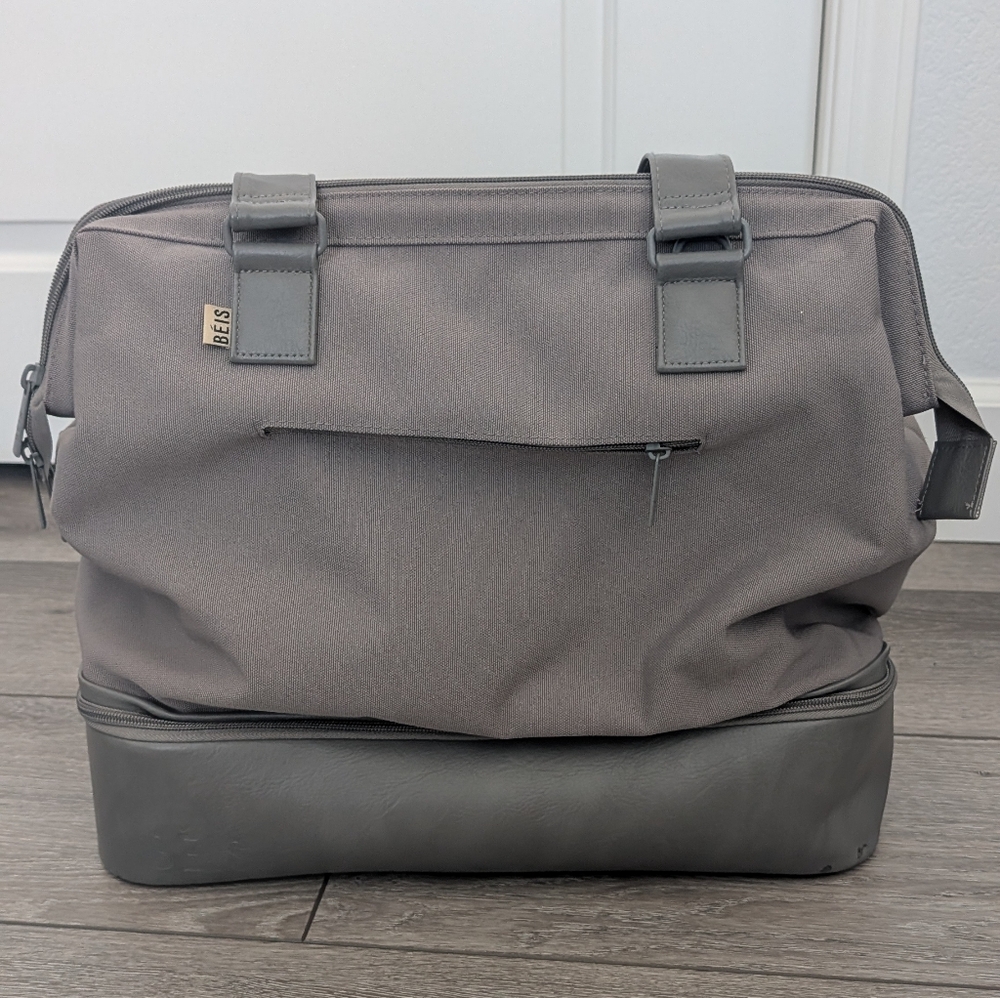 Beis Gray Mini Weekender